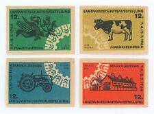Streichholzetiketten/Vintage Matchbox Label - 12.Landwirtschaftsausstellung 1964