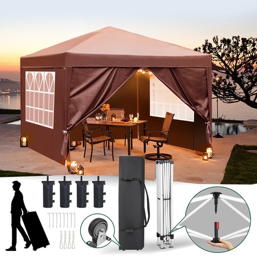 Partyzelt 3x3m pavillon mit - 3x3m, 4