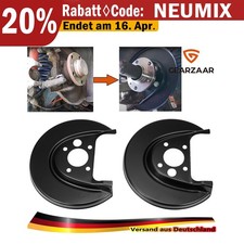 2x ANKERBLECH BREMSSCHEIBE