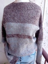 Selfmade Da. Grobstrick - Pullover Mit Alpaka Mohair  M 38/40