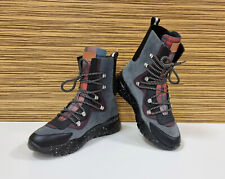 Bally BIASA Sneaker Boot Stiefel Schuhe Gr. UK 4,5 = 37 E Schwarz Grau NEU