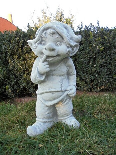 Steinfigur troll gartenzwerg - troll,