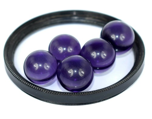 Runde form violetter amethyst - form,