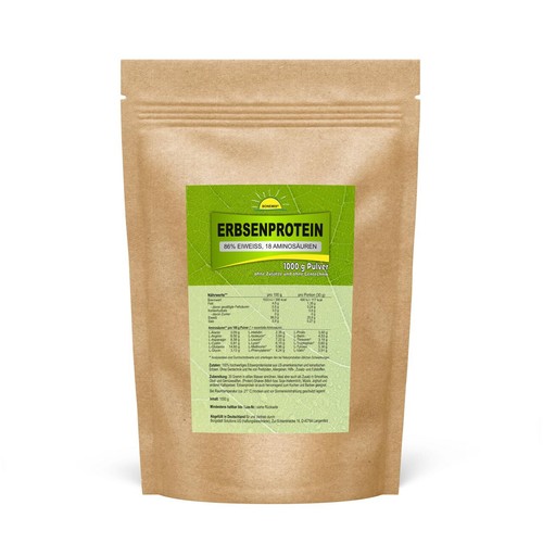 Erbsenprotein pulver 1kg - erbsenprotein,