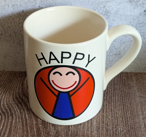 Happy smiley tee kaffeetasse - smiley,