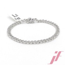 Panzerarmband 750 Weißgold