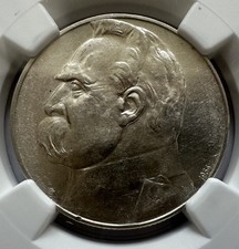 5 Zloty 1934 Polen Josef