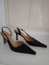 Sling Pumps PETER KAISER  5 1/2  Schwarz elegant 9cm Absatz Riemchen verstellbar