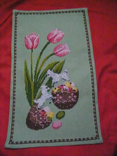 Kreuzstich Stickbild Ostern