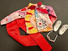 Barbie Ken Kleidung Fashion Set - Hawaii Hemd  , Hose , Brille ,Schuhe,