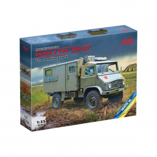 Icm unimog 404 - s, koffer