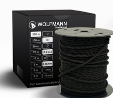 2-adrig Textilkabel für Lampe