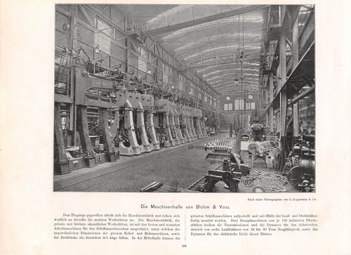 Blohm voss maschinenhalle - blohm, &