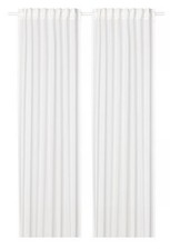 Unbenutzt IKEA 4 x Gardinen Store Vorhang 145 x 300 cm Mit Gleiter Haken Weiß