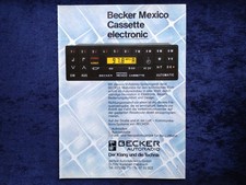 Becker mexico cassette - becker,