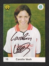 10674 Carolin Veeh TSV Crailsheim  Autogrammkarte original signiert