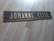 Lokschild, Eisenbahnschild "K.P.E.V " JOHANNE ELISE , GUBENBAHN, Länderbahn