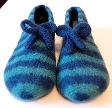 Hausschuhe ca. Größe 39/40 reine Wolle Handarbeit