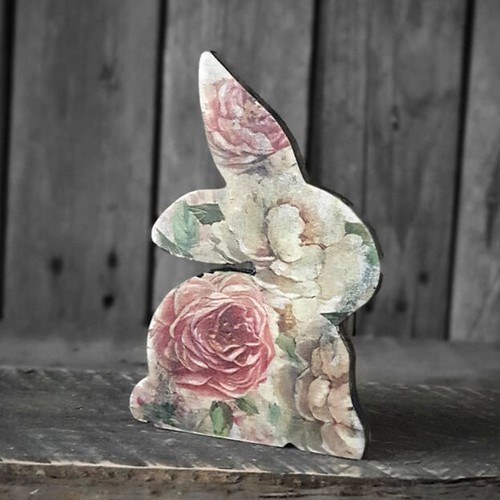 Vintage osterhase 18x11 - osterhase, 18x11,5x1,2
