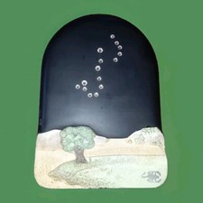 Heine Studio Sternzeichen Skorpion Keramik Bild 14×9.5mm