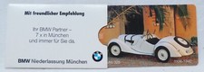 Telefonkarte BMW Niederlassung München 328 6DM neu unbenutzt