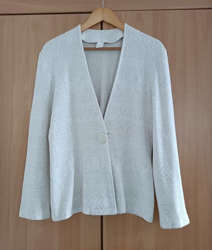Weste jacke ecru ton - jacke,