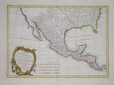 CARTE DU MEXIQUE, SÜDSTAATEN