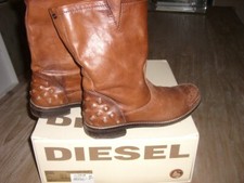 Diesel Stiefelette Boots Desert ☆Top Zustand ☆Cognac Nieten Gr.40 Neupreis 270,-