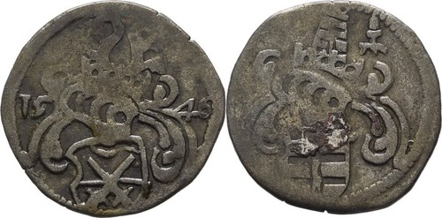 Sachsen annaberg dreier 1546 - dreier,