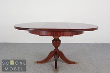 Antiker Mahagoni Esstisch Rund