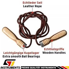 Leder Profi Springseil mit