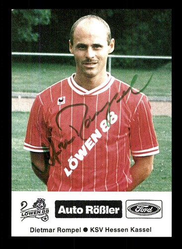 Dietmar rompel autogrammkarte - rompel,