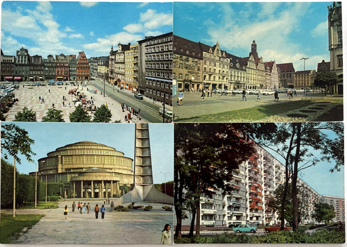 Postkarten lot wrocław - lot, 4