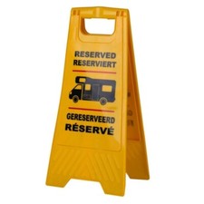 Reserviert Warnschild für Wohnmobile und Caravans (P1081)