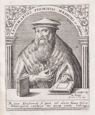 Leonhart Fuchs Arzt Botaniker physician Kräuterbuch botanist Portrait 1620