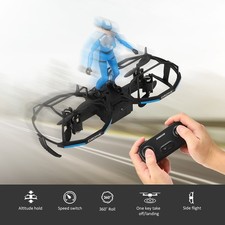 (Bleu) E020 2-Axle RC Stunt