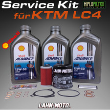 Service Kit Shell ADV 15W-50 passt für KTM LC4 400 /620 / 640 / 660 EXC SMC SM
