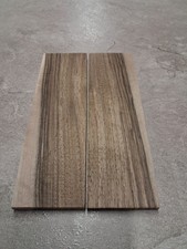 1 Griffschalenpaar Walnussholz