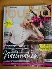 Schnittmuster Burda 10/2021 Couture Kleider Jacke Cordhose Kinder Mantel Pastell