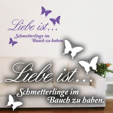  Wandtattoo Spruch "Liebe