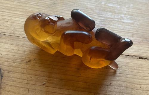Hundeskulptur pâte de - in,