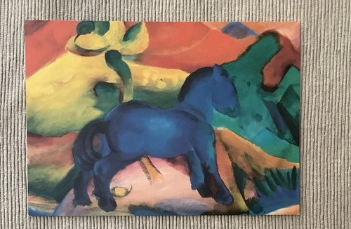 Kunst postkarte franz marc - postkarte,,