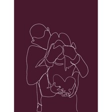 Kontinuierliche Linie Paar