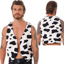 DE~Herren Cowboy Kuh Muster