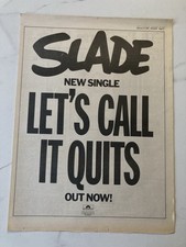 SLADE LET'S CALL IT QUITS 11"