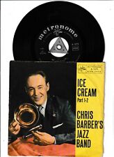 Chris Barber's Jazz Band - Ice Cream Part 1-2 7" (VG/VG) .