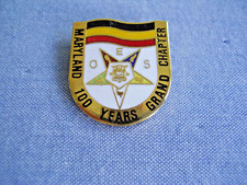 Pin Freimaurer Maryland OES Orden des östlichen Sterns 100 Jahre Grand Chapter