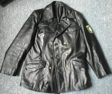 MOTORRADJACKE Original Polizei LEDERJACKE inaktuell NRW Gr. 50 sehr gut KRAD