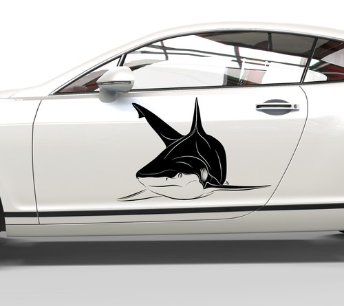 Autoaufkleber hai fisch - hai,