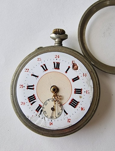 Antike schweizer taschenuhr - antike,
